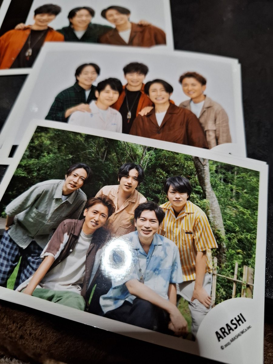 昨日、嵐の写真届いた(*^^*)