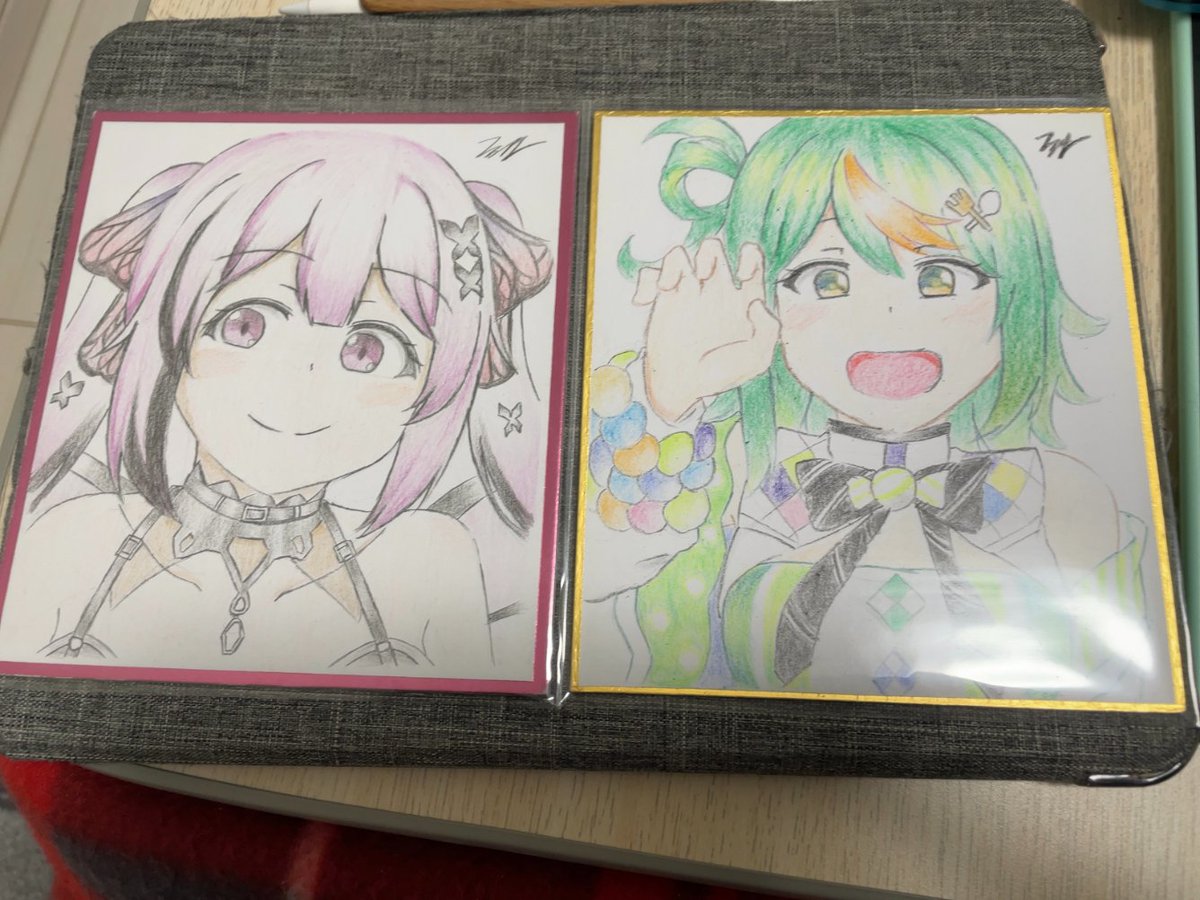 C107 ぽよぽよスカイ 直筆サイン入り色紙 佐伯ソラ コミケ C107 ぽよ