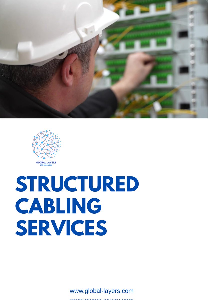 global_layer's tweet image. Structured Cabling Services

Global Layers Technologies provides professional structured cabling services tailored to support secure, high-performance, and scalable network infrastructures.

For Contact
Email: sales@global-layers.com

#GlobalLayersTechnologies