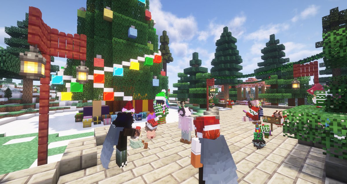 WitheredFlutter's tweet image. Merry Christmas and happy holidays from WFSMP!

Our Christmas festival was held today, with activities such as competitive snowman building, present opening, and an ice boat race!
We hope all of our residents had fun and got many gifts or prizes today! :-) 

#WFSMP

(1/2)