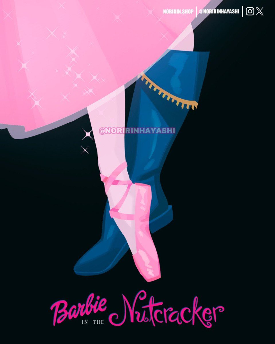NoririnHayashi's tweet image. Unintentional Barbie movie poster 🩰✨