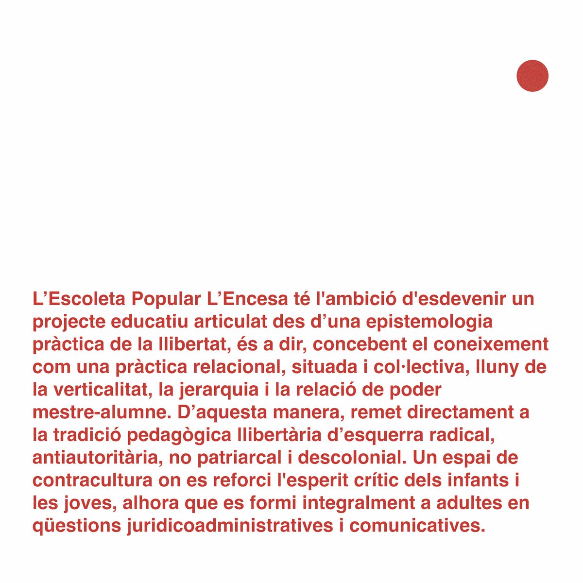 L’Encesa Escoleta Popular tweet media