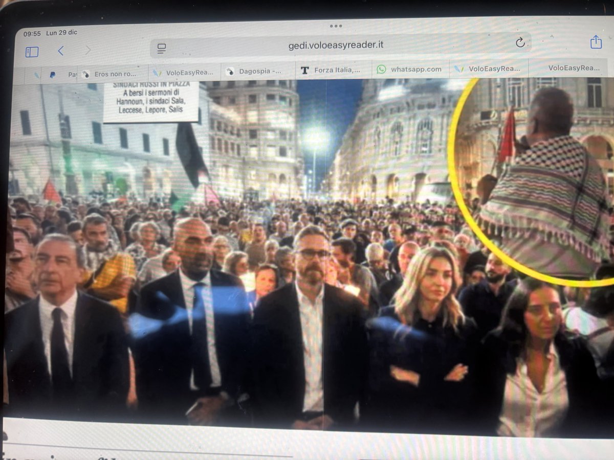 Tutti da Hannoun il sabato sera (appena due mesi fa )