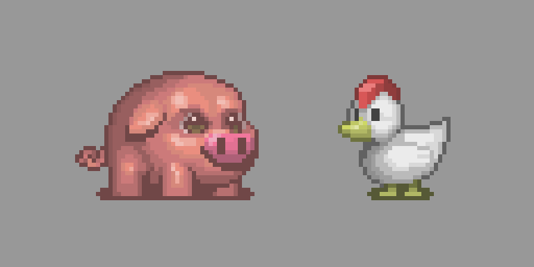 Making pixel game assets to sell (32x32):
World OF Lil Bro

making Neutral mobs...

any advice and critics on my work??

#art #pixelart #gamedev #gamedevs #indiedev #indiedevs #IndieGameDevs