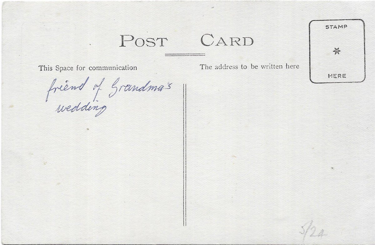 Another lovely #WW1 era #Wedding
Another gift recently added to my collection 💒🌸⚓️
I’ve scanned the #Hats &amp; it says ‘Forward’ not researched &amp; no area🤔Did you have ancestors in the #Navy ? ⚓️💒 #OldPostcards #OldPhotos #FamilyHistory ⚓️💒