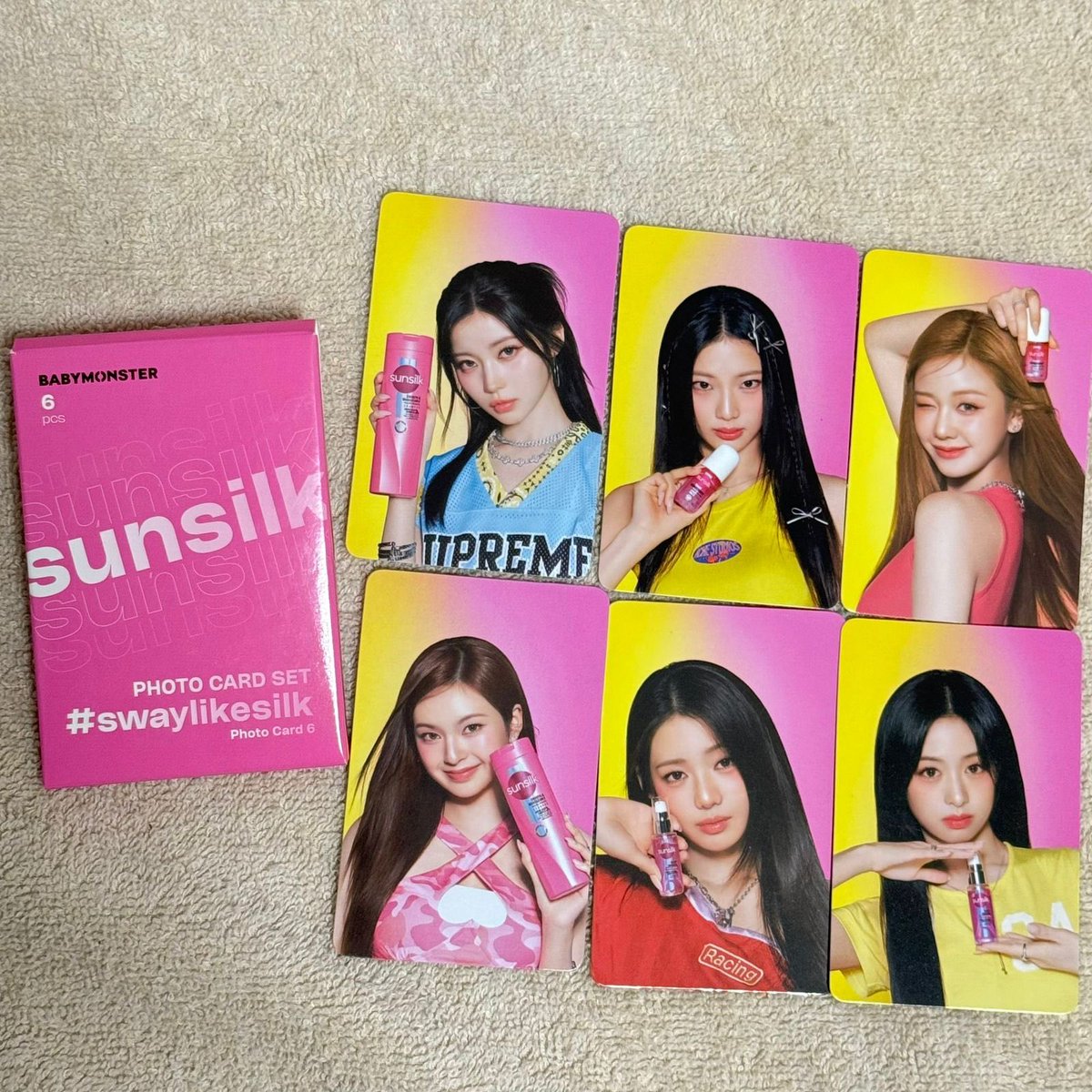 📸] 291225 | SUNSILK THAILAND The photo card set for BABYMONSTER x