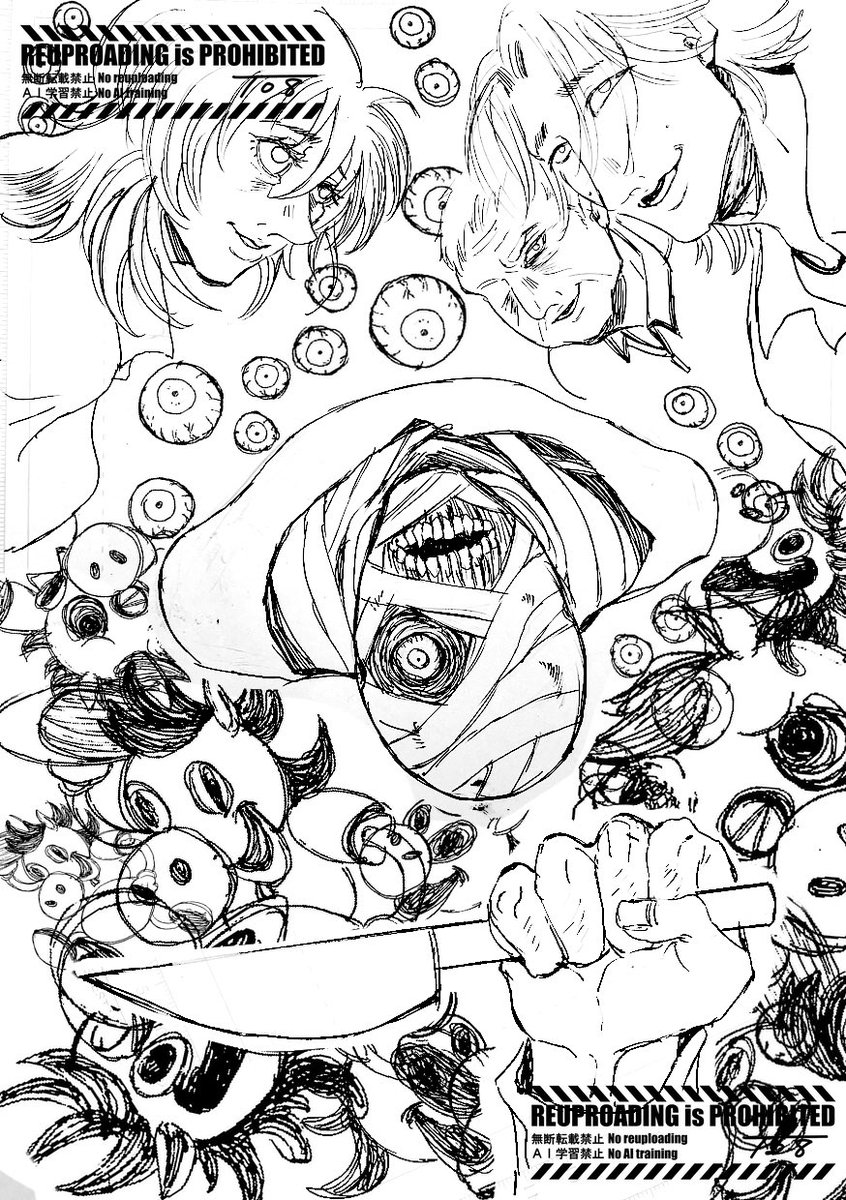 ⚠️不快な描写のためワンクッション

clが見た悪夢とjmが見た悪夢
仮組み