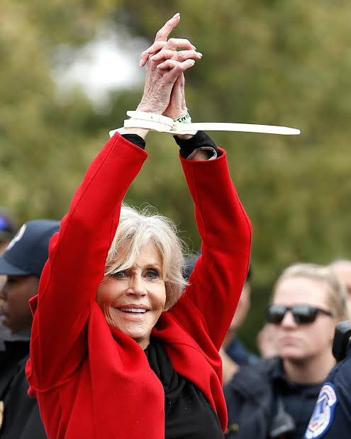 _renanguerra's tweet image. ao invés de ligar pra racista que morreu, sabe quem está viva e fez 88 anos semana passada? Jane Fonda! Uma das grandes atrizes do século XX e ativista que tem histórico ao lado dos Panteras Negras, nos protestos contra a Guerra do Vietnã, na defesa do meio ambiente e dos LGBTs