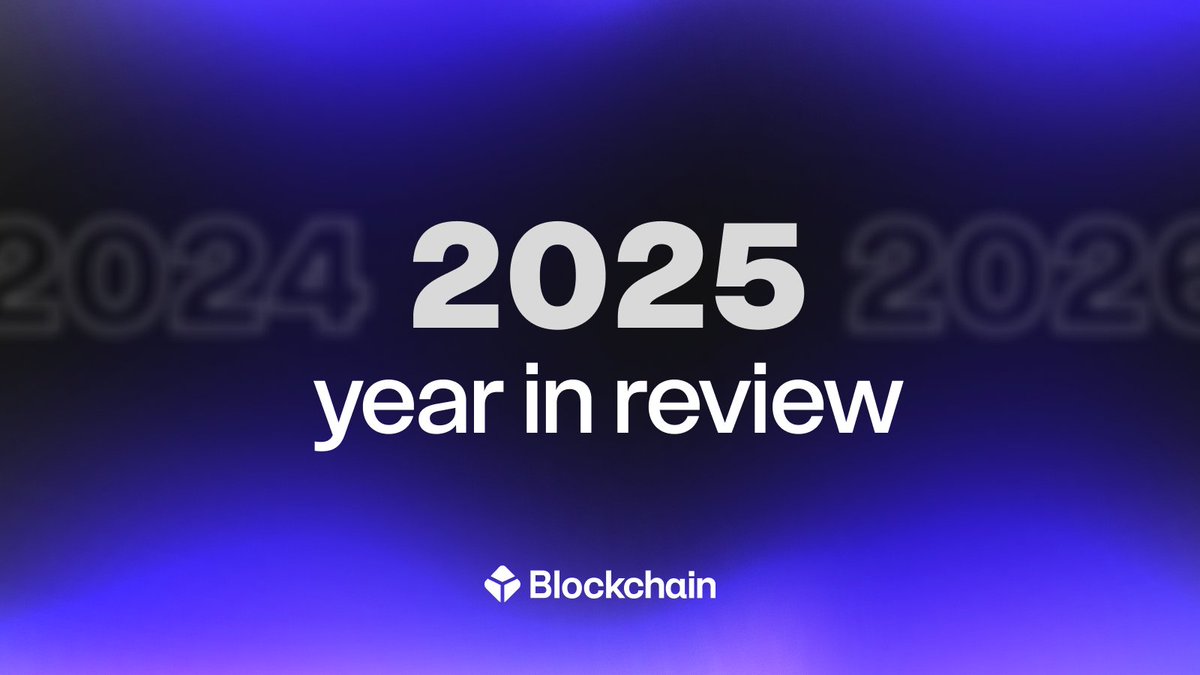 blockchain's tweet image. 2025 was a year of bold moves for Blockchain.com.

From securing our MiCA license and expanding into Africa, to launching privacy-first AI with @askjuneai and unlocking tokenized real-world assets, this year set the stage for the next era of crypto.

Here’s to what’s…