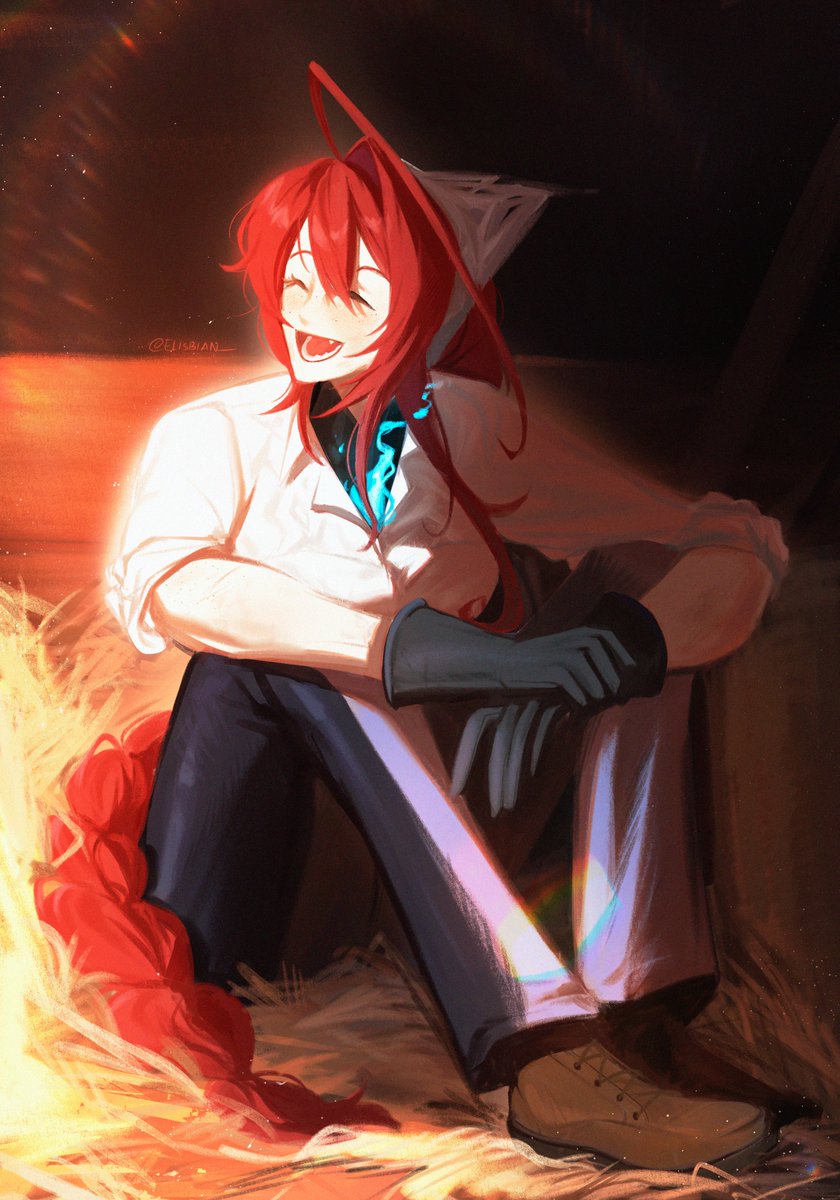 Elisbian_'s tweet image. a smiling liz to welcome in the new year! #BloodflameArt