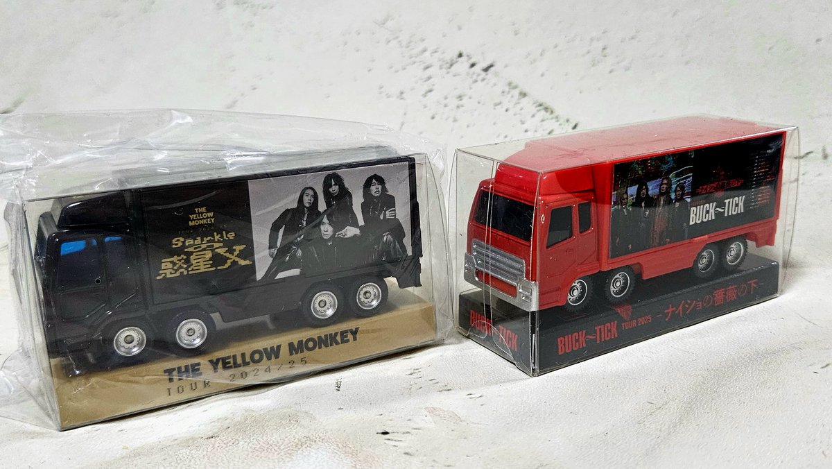 THE YELLOW MONKEYトランポ君にBUCK∞TICKトランポ君が仲間入りしました🚛