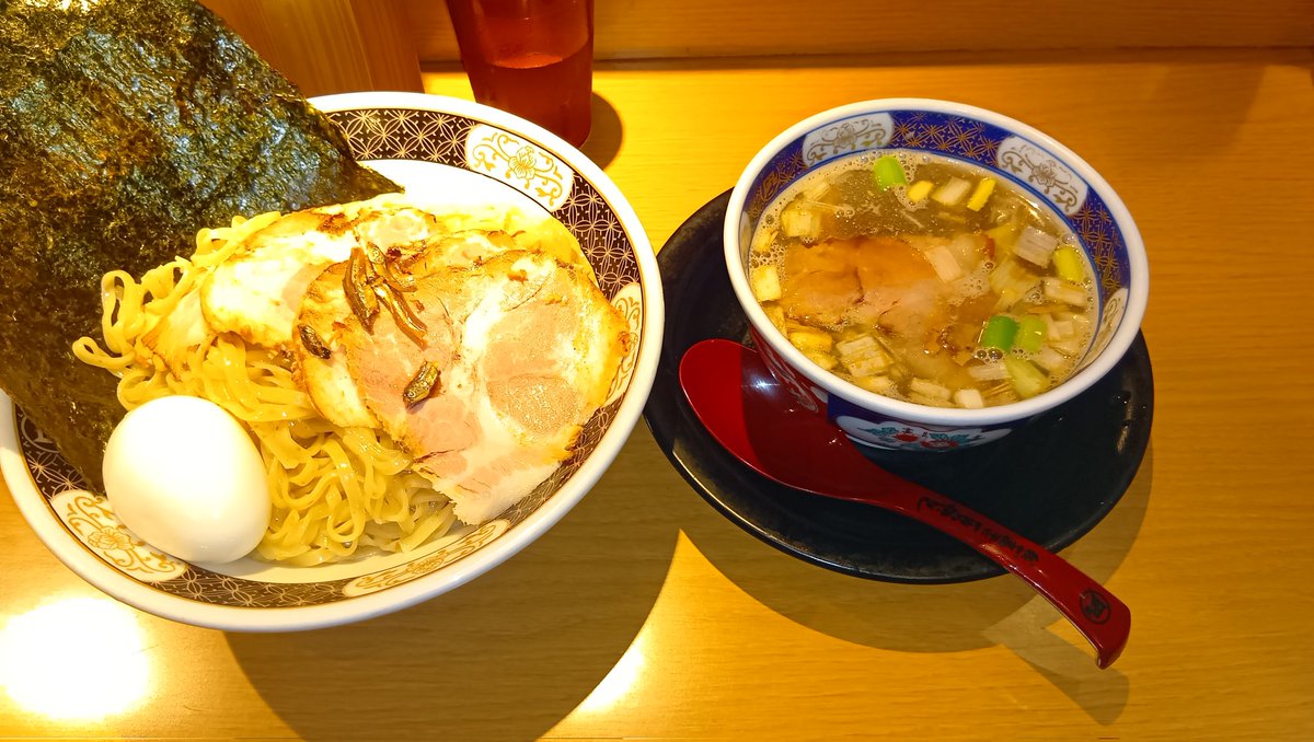 煮干しつけ麺もたまには良いですね👍️