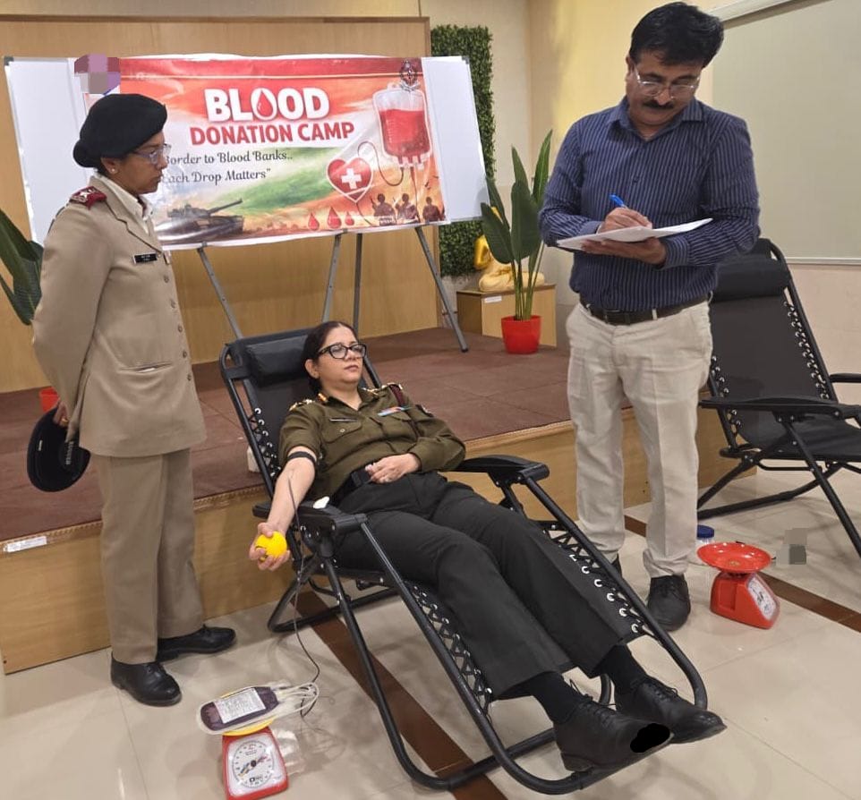 KonarkCorps's tweet photo. "A Lifeline Beyond Frontlines"

Under the theme '#EachDropMatters', #BaldEagleBrigade of the #IndianArmy organised a #BloodDonation Drive at the Military Hospital, #Bhuj.
In a collaborative effort with 'GK General Hospital', approximately 120 units of blood were donated by selfless volunteers –  reinforcing the unwavering commitment of #KonarkCorps to #ServiceBeforeSelf.
