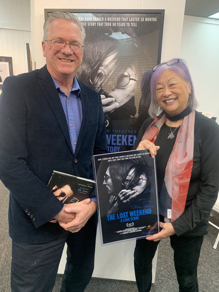 Bob_Kealing's tweet photo. 55 years ago today, while on a @WaltDisneyWorld vacation w John and Julian,  @maypang photographed Lennon signing the @BeatlesEarth final dissolution papers. We spoke about it months ago at her photo exhibit. “I thought it was just another pile of legal papers.” https://t.co/wWRUXVIaKH