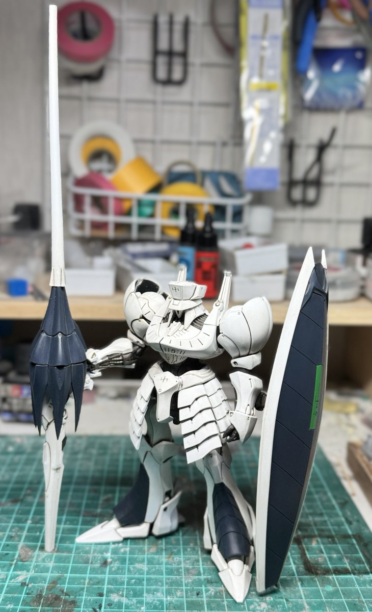 ボークス 1/144 SAV ベルリン SR1(ホワイト)完成です 今回も艶消し