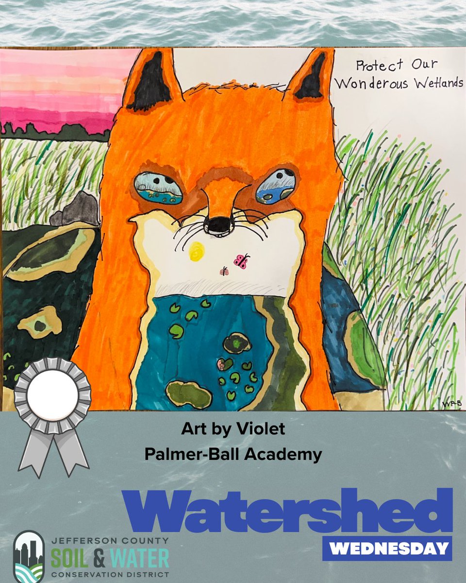 For this week's Watershed Wednesday, check out the winners COUNTY-WIDE in the Soil &amp; Water District's Art &amp; Writing Contest!  This year's theme was: Kentucky Wetlands Up Close.

#Louisville #wetlands #kentuckyconservation #conservation #art