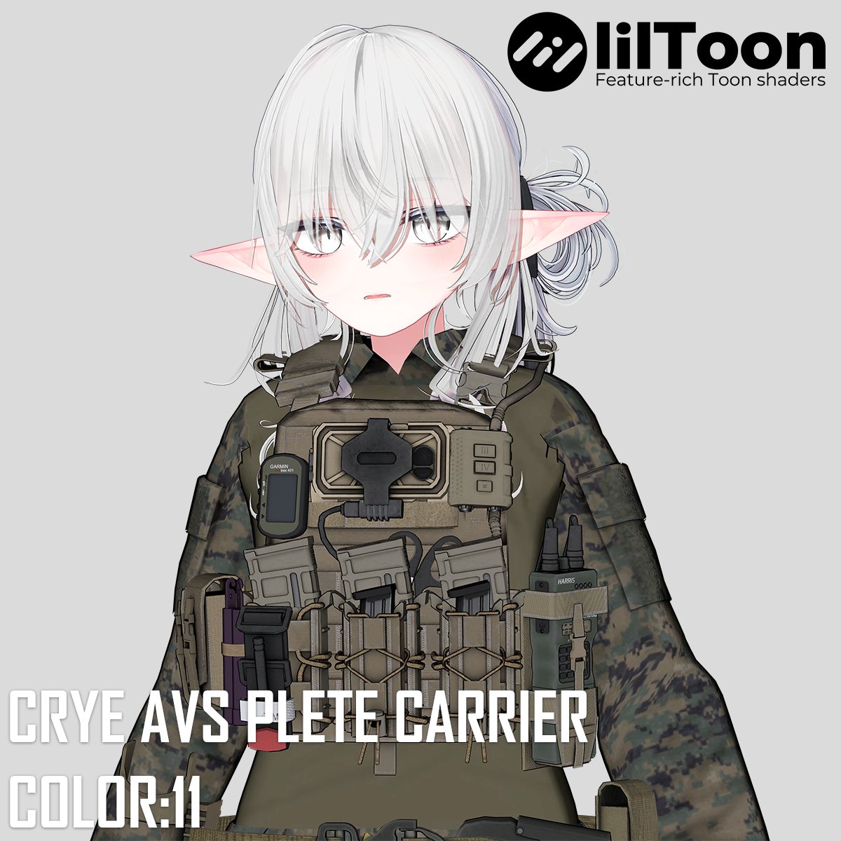kazunoko14vVRC's tweet image. 販売開始です

【VRCHAT想定】CRYE AVS プレートキャリア | クルペアインダストリーズ kazunoko14v.booth.pm/items/7816491 #booth_pm 
#VRChat