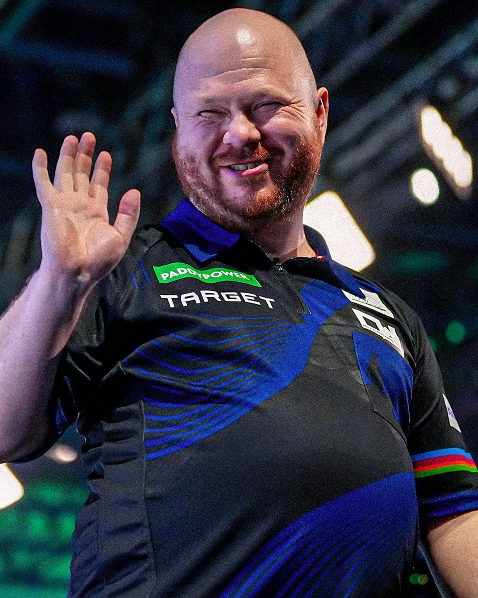 SkySportsDarts's tweet photo. Justin Hood aka 'Happy Feet,' moves one step closer to opening that Chinese restaurant... 🥡 https://t.co/0rtpxEtQ8n