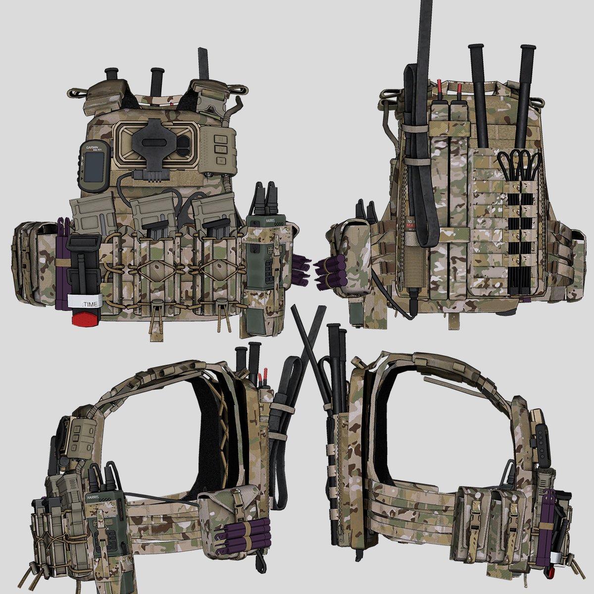 kazunoko14vVRC's tweet image. 販売開始です

【VRCHAT想定】CRYE AVS プレートキャリア | クルペアインダストリーズ kazunoko14v.booth.pm/items/7816491 #booth_pm 
#VRChat