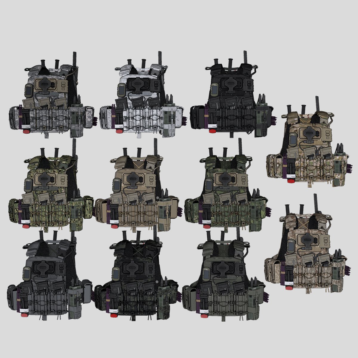 kazunoko14vVRC's tweet image. 販売開始です

【VRCHAT想定】CRYE AVS プレートキャリア | クルペアインダストリーズ kazunoko14v.booth.pm/items/7816491 #booth_pm 
#VRChat