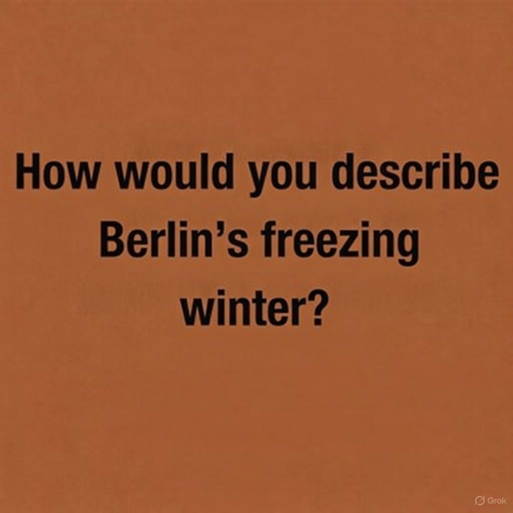 GardenyBeth's tweet photo. How would you describe Berlin’s freezing winter? https://t.co/QcHBYk41g7