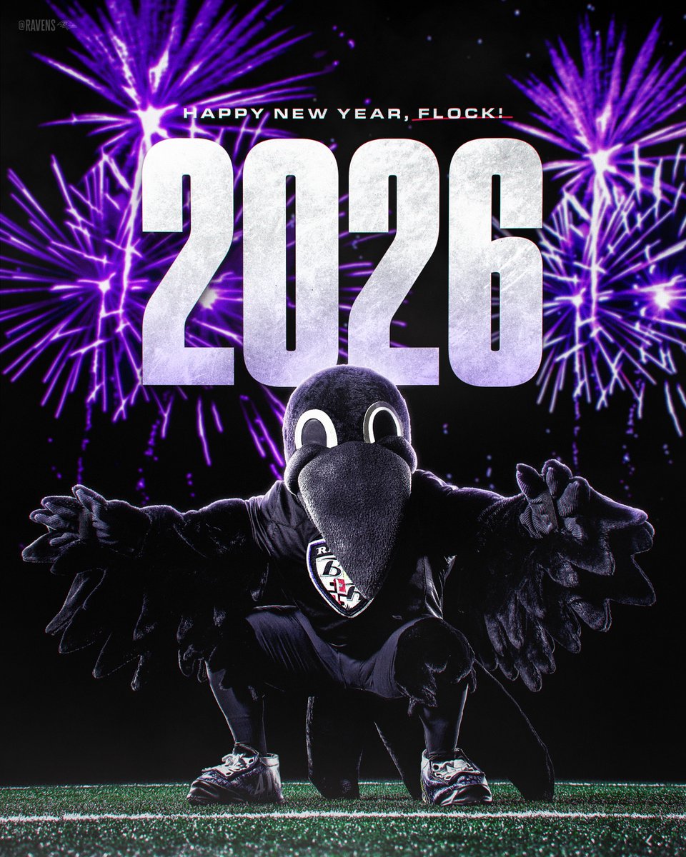 Ravens's tweet image. Happy New Year 🥳