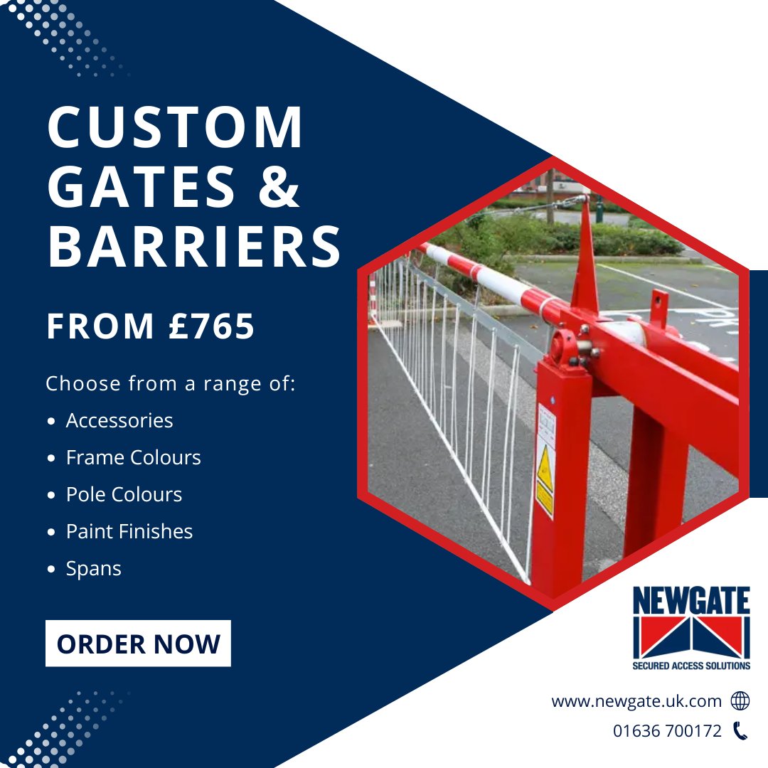 Newgate_Ltd's tweet image. When off-the-shelf won’t do, we build it for you. ✅

Discover our custom-built gates and barriers: newgate.uk.com/shop/

#CustomEngineering #BespokeSecurity #UKManufacturing