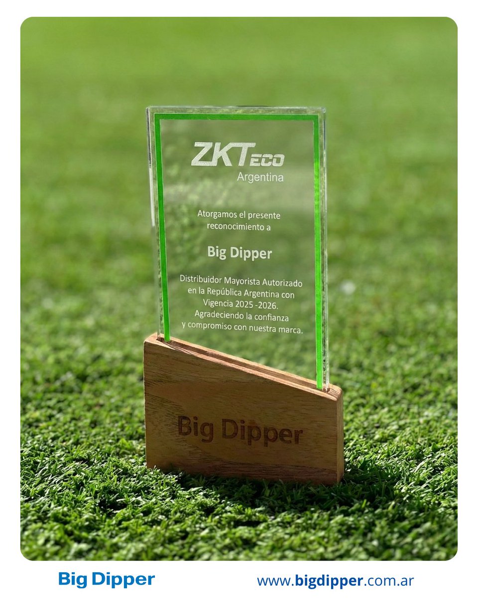 🏆 Recibimos el reconocimiento de ZKTeco Argentina como Distribuidor Mayorista Autorizado en la República Argentina para el período 2025–2026.

Gracias por la confianza. 🤝