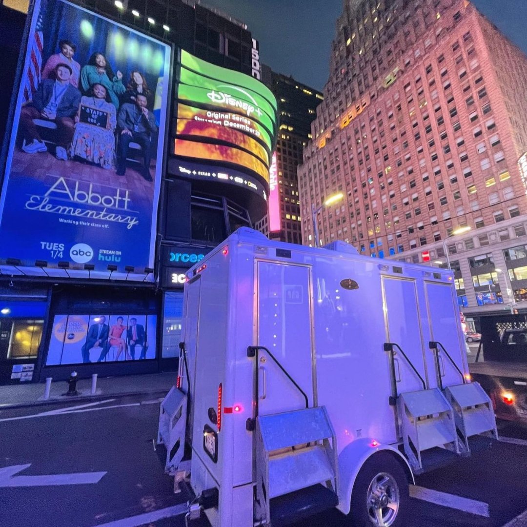 The countdown to the NYE Ball Drop is on! Wherever you ring in the New Year, we've got your event covered.

Make sure to visit aroyalflush.com/contact-us to get started.

#aroyalflush #portablerestroom #restroomtrailer #construction #event #portapottyrental #toiletrental