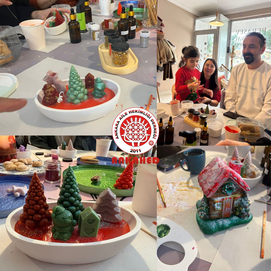 ANKAHED's tweet photo. Bu hafta sonu gerçekleştirdiğimiz yılbaşı temalı mum atölyesi etkinliğinde hekimlerimiz ve aileleriyle bir araya gelerek keyifli bir gün geçirdik.
 Katkı sunan ve katılım sağlayan tüm ailelerimize teşekkür ederiz. https://t.co/ILP96mUD39