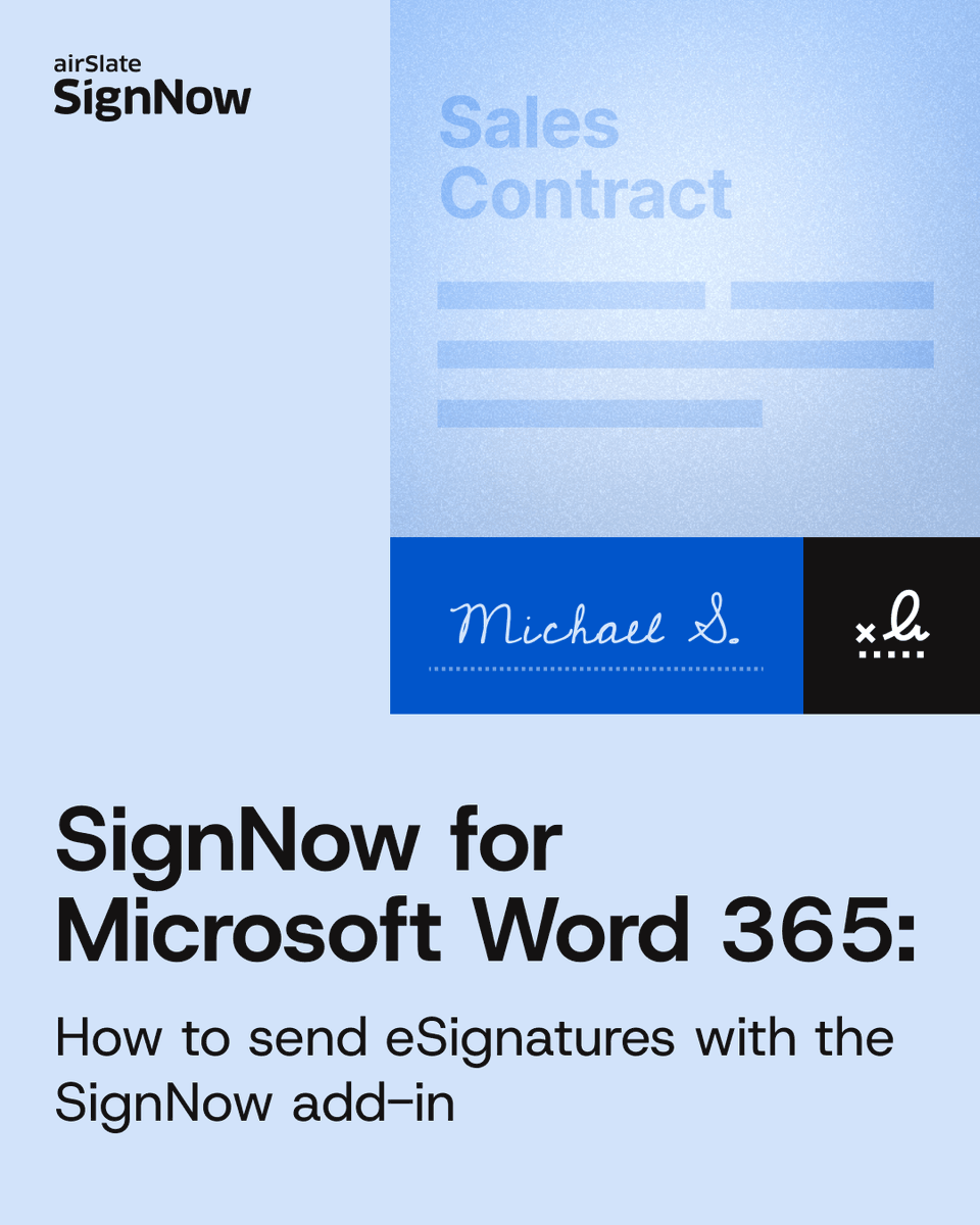 airSlate SignNow tweet media