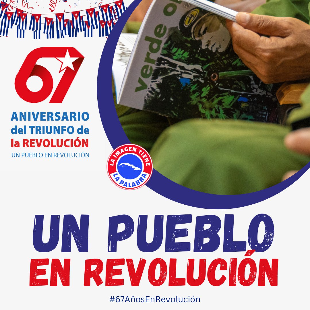 🇨🇺✨"UN PUEBLO EN REVOLUCIÓN" no es solo una frase, es nuestra esencia. Es la resistencia cotidiana, la solidaridad inquebrantable, la capacidad de reinventarnos y la fe inmensa en el futuro que forjamos con nuestras propias manos. ❤️
¡Hasta la Victoria Siempre!
#FARCuba