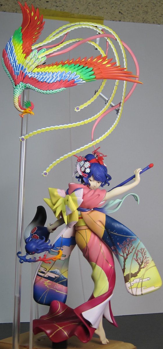 【告知】
2026年2月8日(日) に幕張メッセで開催されます
ワンダーフェスティバル2026[冬] にて

オノ・タコ様（<a href="/ono800/">オノ・タコ</a>）著作 同人誌
「えふじいおう 和風肖像画集 弐」より
『新年を祝う北斎』

のイラストを元にしたガレージキットの版権許諾を頂きました。本当にありがとうございます！

#WF2026W