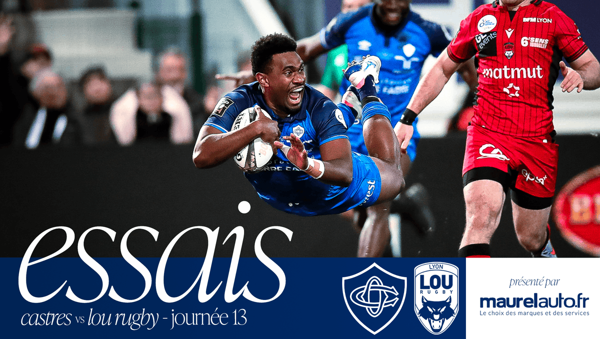 CastresRugby's tweet image. 📺 (Re)vivez les essais de la 13ème journée de Top 14 face au LOU Rugby, avec MaurelAuto.fr ⬇️

youtube.com/watch?v=1Y0VHF…

#COLOU #TeamCO