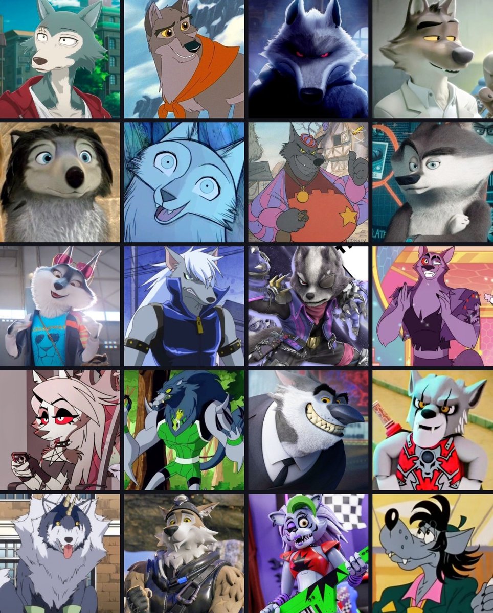 KoronellukinhaC's tweet photo. What's your favorite grey wolf character here? https://t.co/cWYARBgFwB
