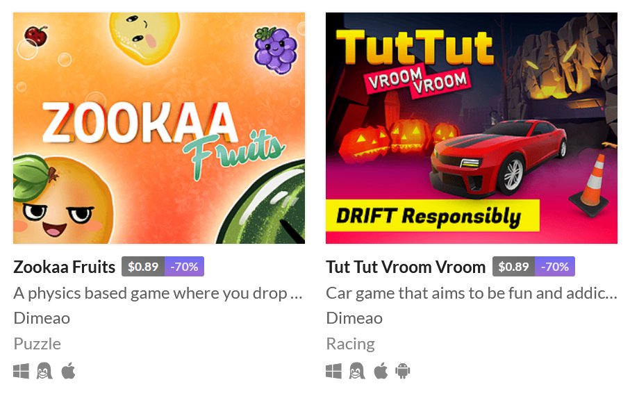 En attendant, si vous voulez les découvrir en avant-première, mes jeux sont disponibles (sans DRM) à prix cadeau pour encore une semaine 😁
itch.io/s/172227/winte…