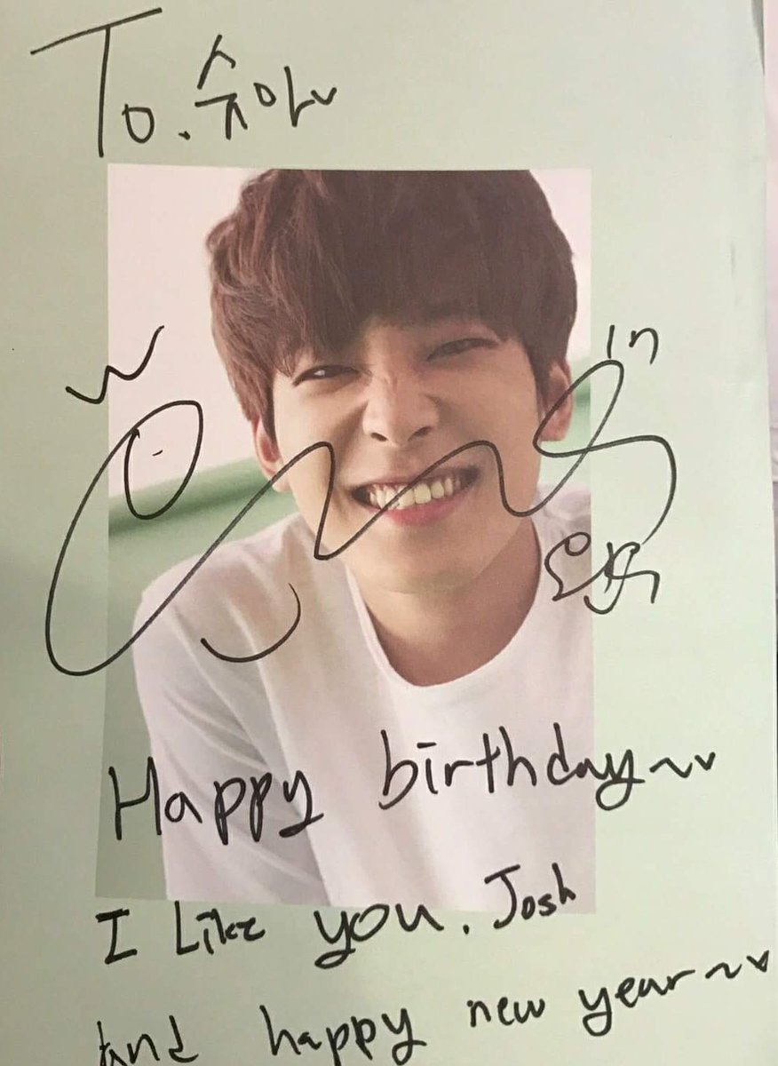diorjww's tweet image. this letter that wonwoo wrote for joshua 🥹

FORTUNATE DAY WITH SHUA
#어제보다_더_따스한_슈아생일
#OurFortunateShuaDay @pledis_17