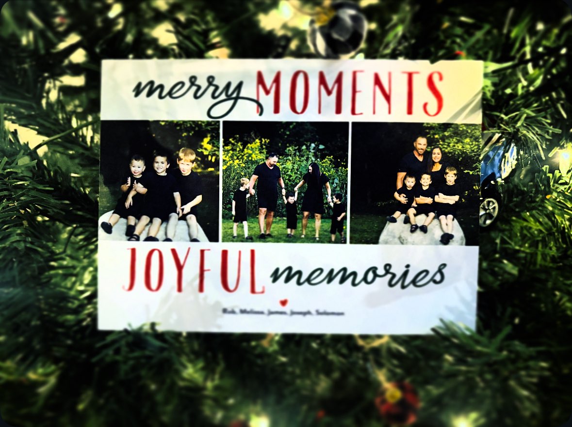 Merry moments. Joyful memories. Grateful hearts.

As the year comes to a close, I’m taking time this holiday season to reflect on what truly matters—family, gratitude, and the lessons that shape us. Wishing everyone a warm, joyful end to the year and a bright start to the next.