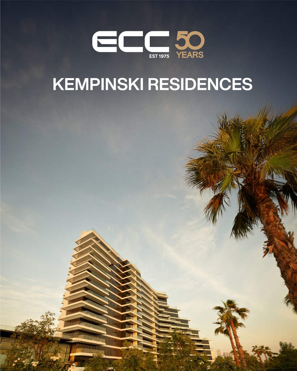 ECCLLC's tweet photo. Engineering Contracting Company (ECC Contracting) is proud to announce the successful completion of Kempinski Residences (La Reserve), located at Dubai Healthcare City Phase 2, Al Jaddaf, UAE.

Learn more about our projects at https://t.co/5bIXfZv3Du https://t.co/OgihgJHT0F