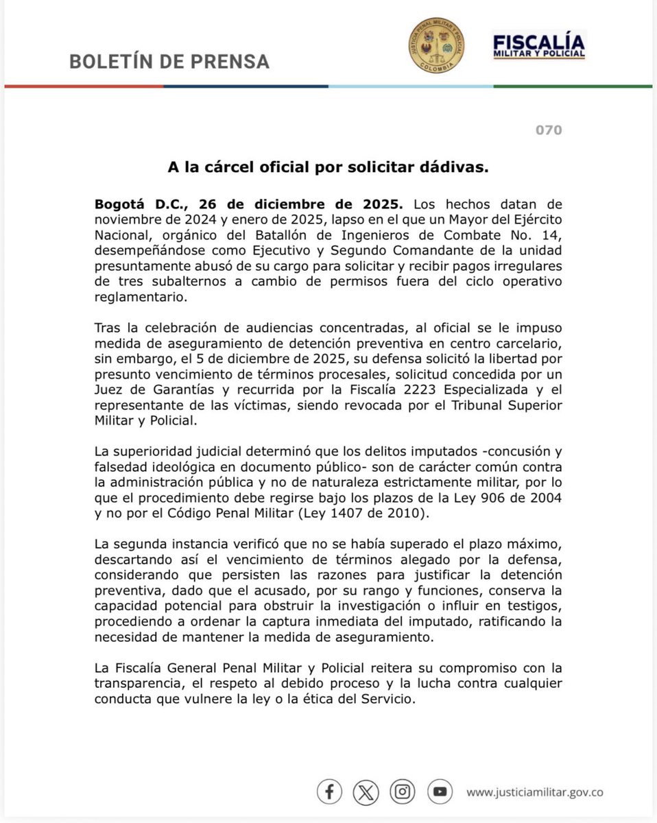 A la cárcel oficial por solicitar dádivas.