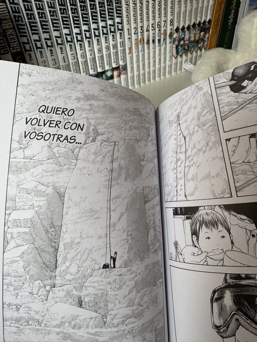 EdwardMork's tweet photo. @NormaEdManga @mwediciones @Ivrea @PlanetadComic @ArechiManga @distritomangaED @SalamandraGraph @eccediciones @MangaPaniniEsp @TomodomoEd The climber 
Tomos 12, 13, 14, 15 y 16
Editorial: @mwediciones 
Pues por fin he sacado algo de tiempo y me he puesto al día con esta obra. Por fin empezamos a escalar el K2 y vemos cómo Mori se enfrenta a una dualidad entra su familia y la escalada ⛰️.
Una delicia artísticamente https://t.co/RVTUuuy9XU