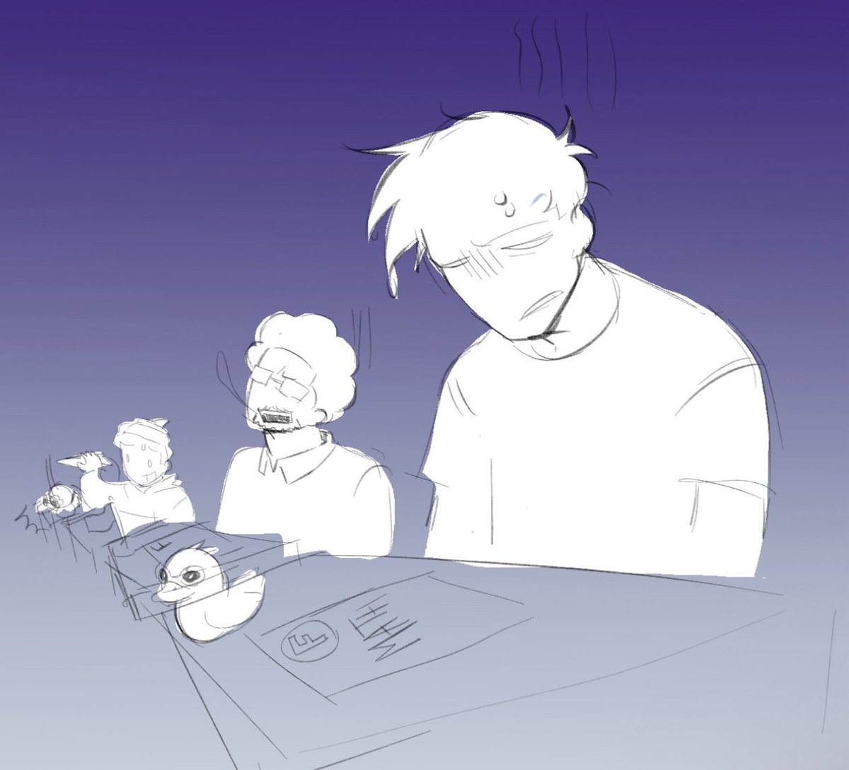 nojoshlr2's tweet image. #imaginaryfriends doodle :P