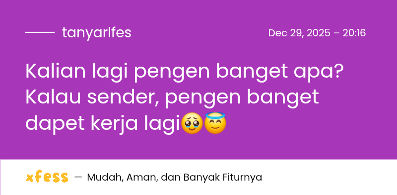 tanyarlfes's tweet image. 💚 Kalian lagi pengen banget apa? Kalau sender, pengen banget dapet kerja lagi🥹😇