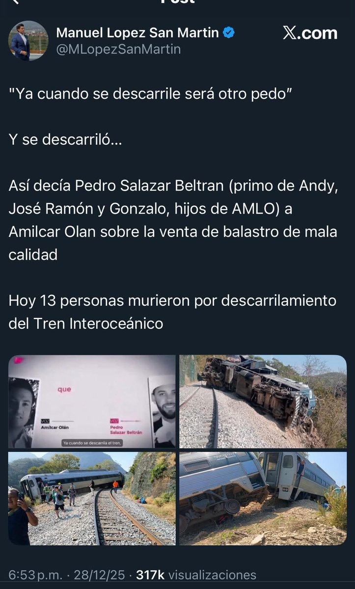 chuy19825's tweet photo. @RicardoBSalinas Cárcel a quien se burle de lo del tren o como era @fernandeznorona https://t.co/zCkRFDsLxN