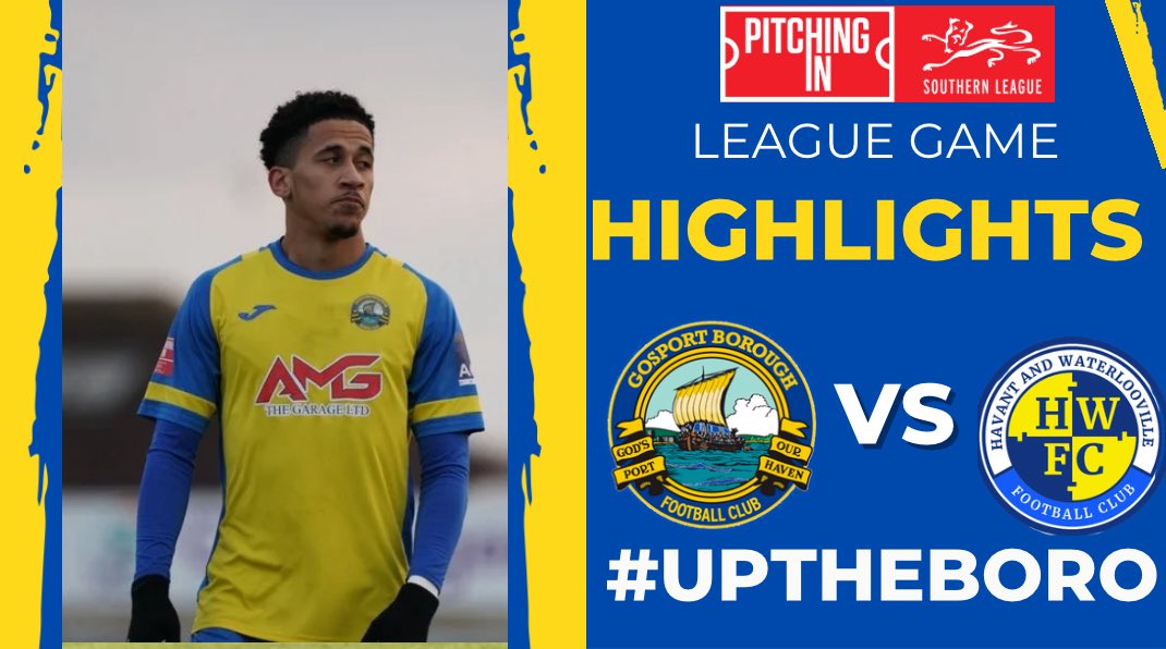 GosportBFC's tweet image. 🎥 Check out our highlights from our game against Havant &amp;amp; Waterlooville, now on our official YouTube channel ⚽️

🔗: m.youtube.com/watch?v=fA65Bq…

#UpTheBoro #UTB