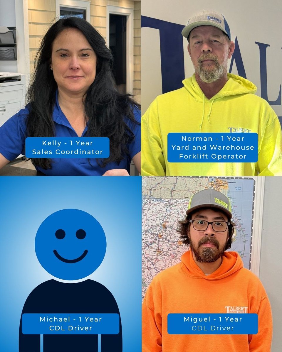 We’re proud to recognize our team members celebrating work anniversaries this December. Whether it’s one year or 25, we’re thankful for the way each of you shows up, gets the work done, and helps keep Talbert moving forward for our customers and communities.