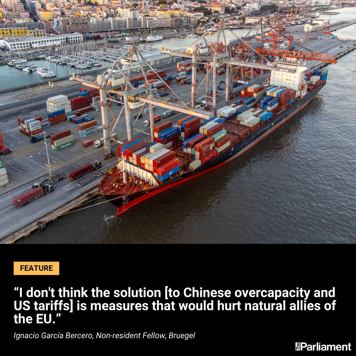 Parlimag's tweet image. Faced with US tariffs and a flood of cheap Chinese imports, the EU is tilting back toward protectionism. But the push to shield European industry is meeting resistance from countries that advocate for free trade.

@fed_disario reports: buff.ly/RGG6aza