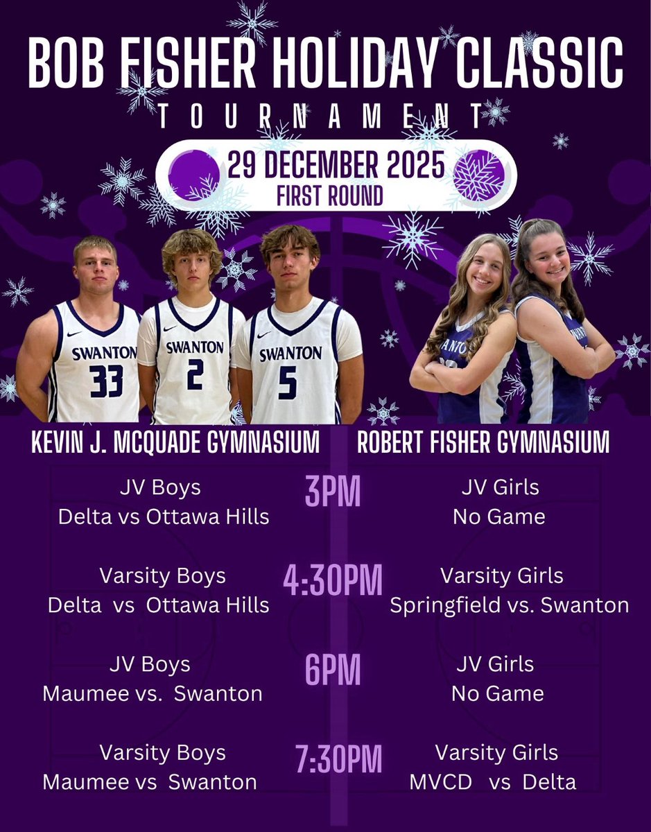 SwantonAD's tweet image. Come out today and tomorrow to support both our girls and boys basketball team as we kick off the Holiday Tournament! #GoBulldogs