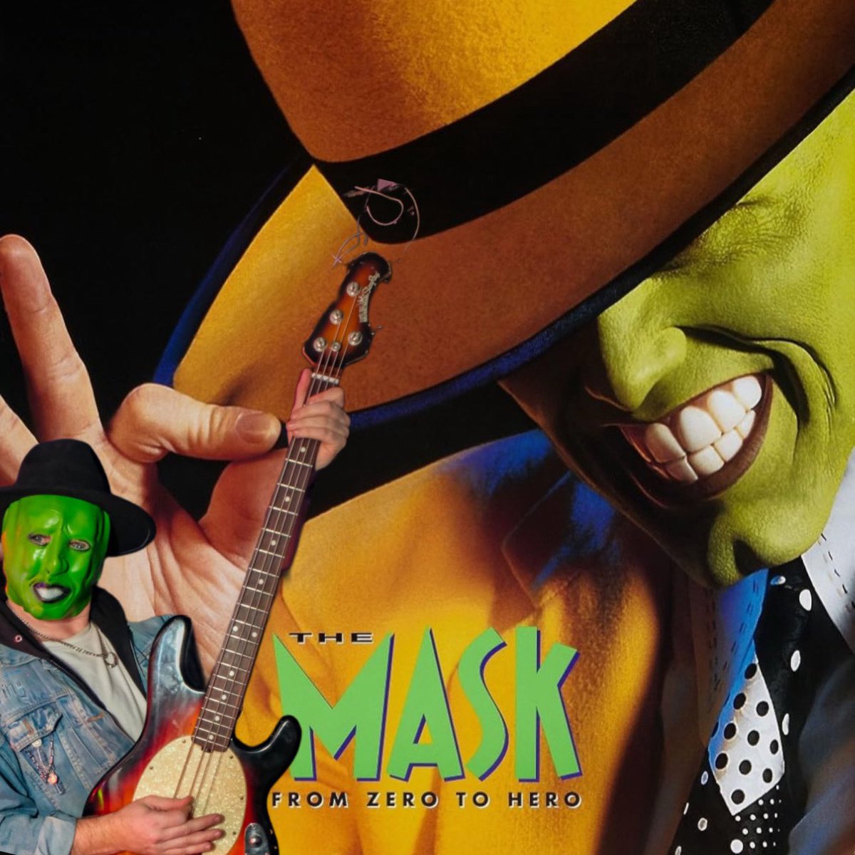 Jim Carrey’s The Mask Live in action Tomorrow night at The <a href="/FlyerRochdale/">The Flying Horse</a> 9.30pm Free Entry. From Zero to Hero. 

They Call me Cuban Pete…

#themask #jimcarrey #cubanpete #mask #fromzerotohero