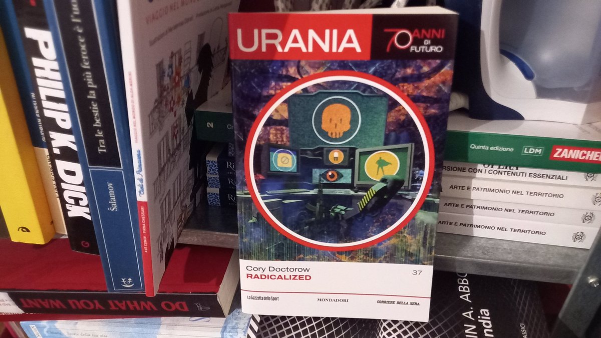 pan_nullo's tweet image. #CoryDoctorow #book #Radicalized #uraniamondadori